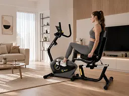Горизонтальний велотренажер BESPORT BS-525L AXER магнітний чорно-жовтий - мініатюра 12
