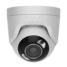IP-відеокамера 5Mp Ajax TurretCam HL (5 Mp/4 mm) White f=4mm, ІЧ+LED-підсвічування, з мікрофоном (26-00668)