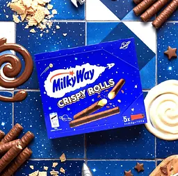 Вафельні трубочки Milky Way Crispy Rolls 5 шт х 22.5 г - мініатюра 5