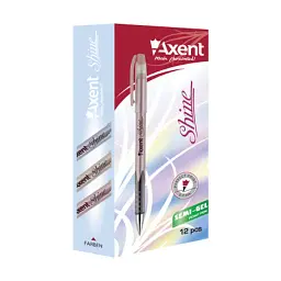 Ручка масляна Axent Shine Синя 0.7 мм (AB1063-02-A) - мініатюра 2