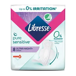 Прокладки гігієнічні Libresse Pure Sensitive Night 7 шт. - мініатюра 2