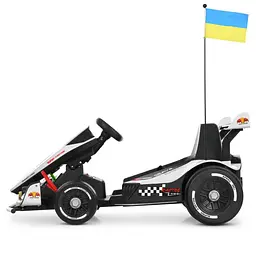 Дитячий електричний автомобіль Bambi 24V одномісний до 50 кг Білий (DE-169-E-931) - мініатюра 4