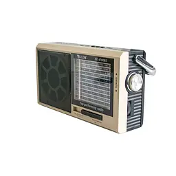 Радіоприймач із сонячною панеллю та батарейками чорний ФМ Golon RX-4700BS - мініатюра 3