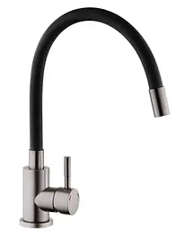 Змішувач для кухні Kroner KRP Edelstahl Klassisch - PVD035BLK (CV032635) - мініатюра 10