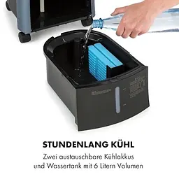 Мобільний кондиціонер-вентилятор Klarstein Klarstein Maxfresh 4-в-1 (10034640) - мініатюра 5