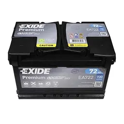 Акумулятор автомобільний EXIDE PREMIUM 72A (EA722) - мініатюра 10