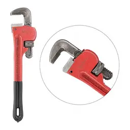 Ключ трубний INTERTOOL HT-0183, тип Stillson, довжина 350 мм, ширина захоплення 65 мм, сталевий корпус - мініатюра 2