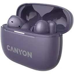 Навушники Canyon TWS-10 OnGo ANC ENC Purple (CNS-TWS10PL) - мініатюра 3