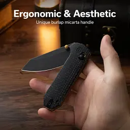 Ніж Civivi Yonder, Black Micarta, Black Stonewash (C23073B-2) - мініатюра 11