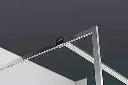 Душова стінка Imprese Walk-In з профілем та тримачем, 100x200 см, скло прозоре хром s09110001TR, прозорий, хром - мініатюра 3