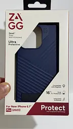 Протиударний чохол із підставкою ZAGG Gear4 Denali MagSafe для iPhone 15 Pro Navy - мініатюра 2