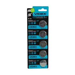 Батарейка VIDEX 2032 BLI 5 (4387)