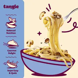 Локшина Samyang Tangle Creamy Mushroom Pasta 105г - мініатюра 2