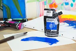 Акрилова фарба Sennelier Abstract, 500 мл, Кобальт синій відтінок (Cobalt Blue Hue) - мініатюра 4