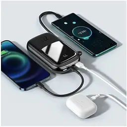 Портативна батарея Baseus Qpow Digital Display Quick Charge 20000 mAh 22.5W With Type-C Cable - мініатюра 9