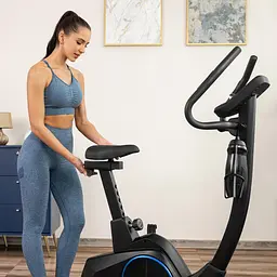 Велотренажер Gymtek XB4000 iConsole+ електромагнітний синій - мініатюра 9