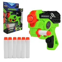 Іграшковий бластер Air games Power Gun з 6 поролоновими снарядами (218D-2) в асортименті