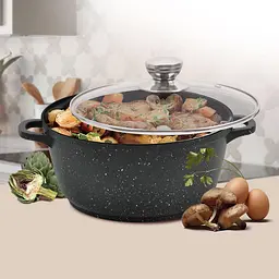 Каструля зі скляною кришкою Maestro MR-4228 6 л 28 см - мініатюра 2