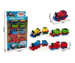 Набір потягів Bambi 008 металопластик, на магнітах, в коробці - мініатюра 4