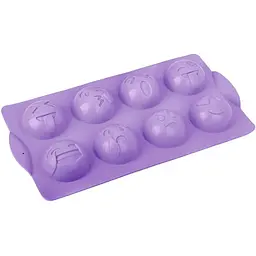 Форма силіконова Mys Silicone Emoji на 8 відділів 33х17.5х3см (41113) - мініатюра 5