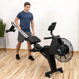 Гребний тренажер Gymtek XR2000 електромагнітний з аеродинамічним навантаженням - мініатюра 9
