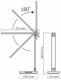 LED лампа настільна з бездротовою зарядкою VIDEX VL-TF17B 18W 1800-6500K - мініатюра 4