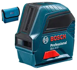 Лазерний нівелір Bosch GLL 2-10 Professional з чохлом