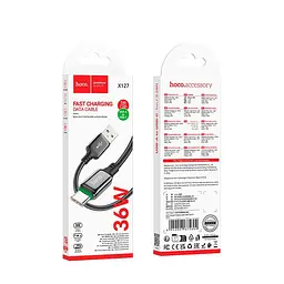 Кабель HOCO Type-C Exceed charging data cable X127 1m, 36W - мініатюра 2