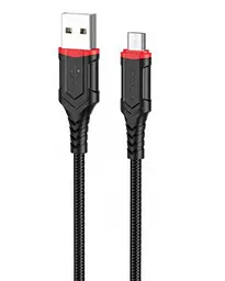 Кабель заряджання BOROFONE BX67 USB Micro-USB Лайтнінг для Apple Lightning для iOS iPhone 6/7/8/X/Xs/11/12/13/14/15/Pro Max Чорний