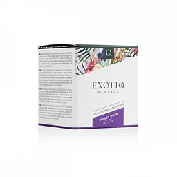 Масажна Свічка Exotiq Massage Candle Violet Rose 60 мл - мініатюра 4