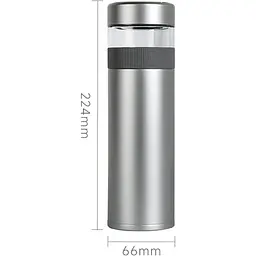 Термос Funjia Fun Home Titanium Smart Cup Titanium Gray 520ml (FJ-TA003) [171248] - мініатюра 2