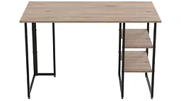 Комп'ютерний стіл Ferrum-decor Кевін 75x120x70 чорний ДСП Дуб Сан-Марино 32мм (FRD-103835) - мініатюра 3