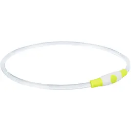 Нашийник для собак Trixie Flash Light Ring USB миготливий силіконовий S–M 40 см/8 мм зелений