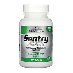 Мультивітаміни 21st Century (Sentry Senior) - 125 таблеток