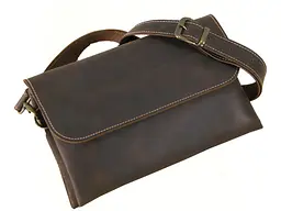 Жіноча шкіряна сумка клатч GS коричнева (кл 001 кор) 250