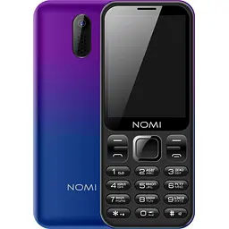 Телефон Nomi i284 фіолетово-блакитний