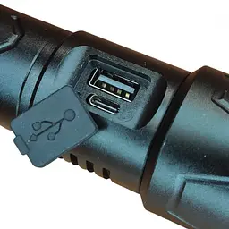 Ліхтар ручний акумуляторний X-Balog BL-P916-P160 з функцією powerbank акумулятор 26650 - мініатюра 5