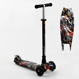 Самокат Maxi Best Scooter 59х16х30 см Різнобарвний 000231433 - мініатюра 2