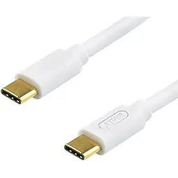 Кабель Atcom USB Type-C - USB Type-C (M/M), 60 W, 3 А, 0.3 м, White (AT-C03)