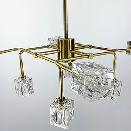 Люстра дизайнерська Crystal square Line.F H 9828/8 - мініатюра 4