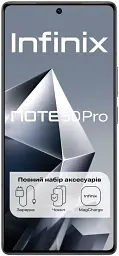 Смартфон Infinix Note 50 Pro X6855 8/256Gb NFC Shadow Black UA UCRF - мініатюра 4