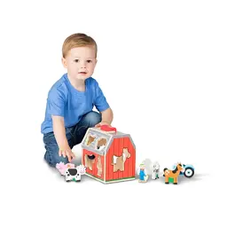 Розвиваюча іграшка Melissa&Doug дерев'яний сортувальний сарай (MD30149) - мініатюра 2