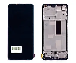 Дисплей Oppo A94 4G/A94 5G/Reno 5 Lite OLED чорний + рамка