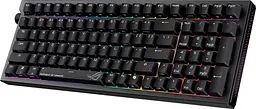 Клавіатура ASUS ROG Strix Morph 96 Wireless NX Snow V2 UKR Black (90MP04IF-BKMA03) - мініатюра 4