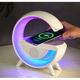 Світильник з бездротовою зарядкою для телефону BT-2301 Bluetooth RGB - мініатюра 2