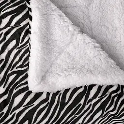 Плед флісовий Love You Sherpa Зебра двосторонній 150 x 200 см (ly9127) - мініатюра 6