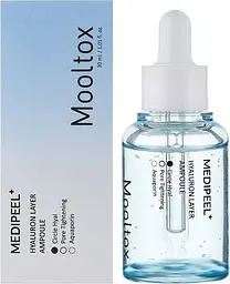 Глибокозволожуюча сироватка з гіалуроновою кислотою 50 мл Medi Peel Mooltox Hyaluron Layer Ampoule - мініатюра 2