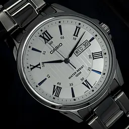 Чоловічий годинник Casio MTP-1384D-7A2 Сріблястий ( AT1141-0317 ) - мініатюра 4