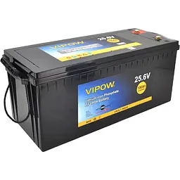Акумулятор Vipow LiFePO4 24V (25.6V/100Ah/2560Wh) (LiFePO4256-100/80) [164647]