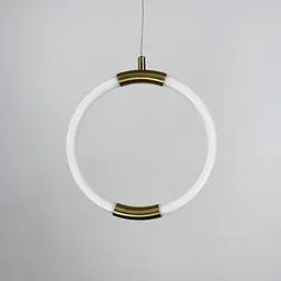Дизайнерський латунний підвіс круг з гнучкою LED стрічкою Line.F Mj 60/1 - мініатюра 5